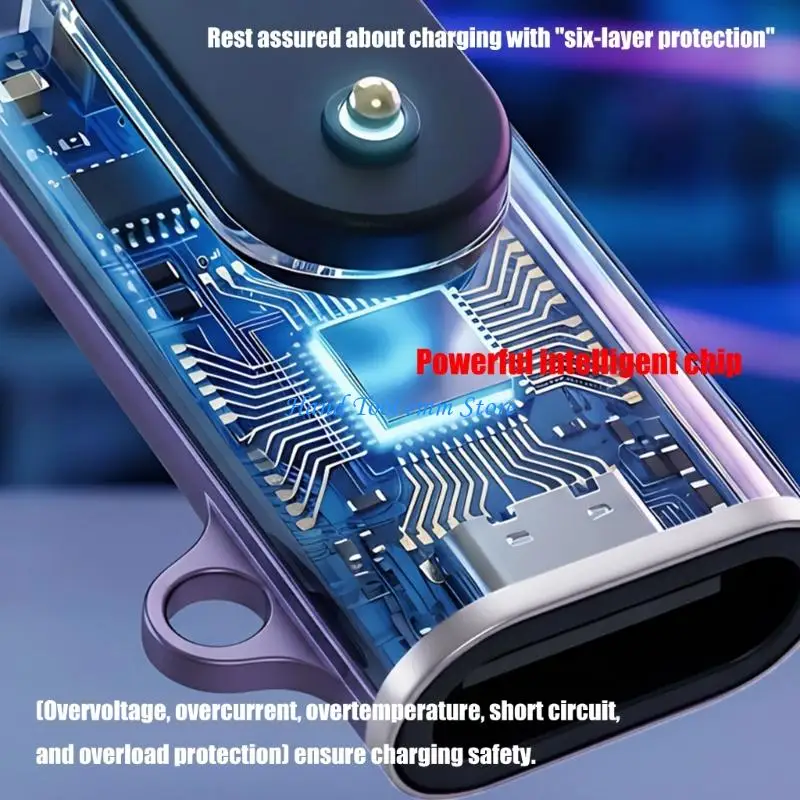 H37F USB C Charging Adapters Dock Connector For Multiple Smartwatches Portable Design