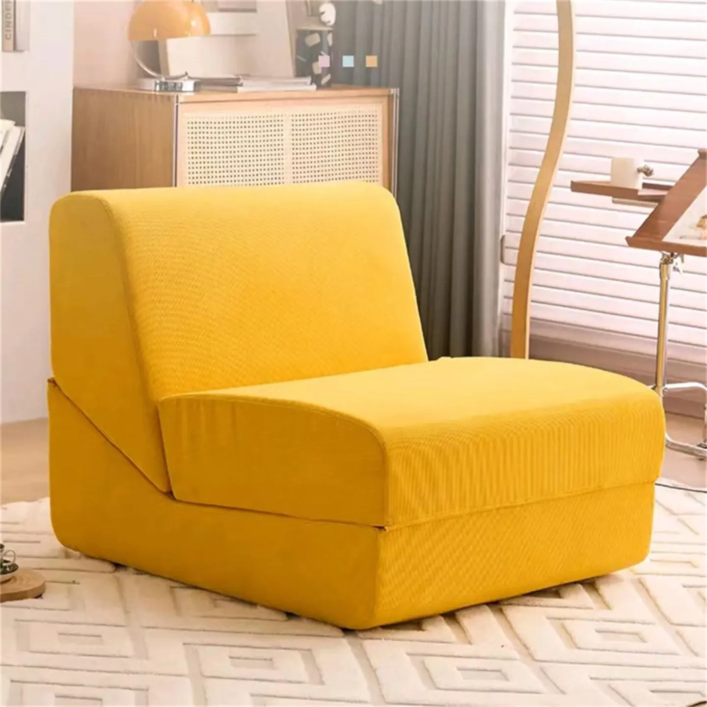Vacuum-compressed sofa for small apartments, living room, detachable, washable, foldable, dual-purpose, can be used as a sofa
