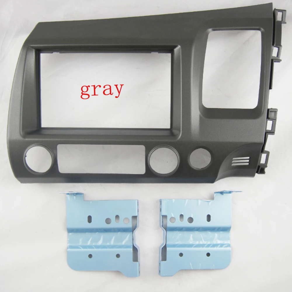 7INCH Car Radio Stereo GPS MP5 Player Panel Casing Frame 2 Din Head Unit Fascia Dash Cover For Honda CIVIC 2006-2011