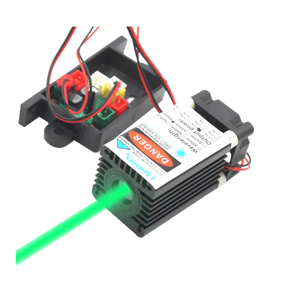 Coarse light 520nm 100mW Green Laser TTL 12V laser module supports PWM - Image 3