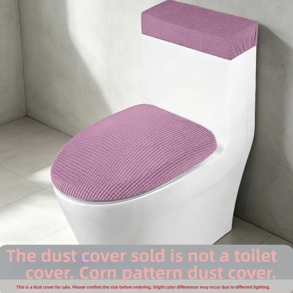 Durable 2-Piece Toilet Cover Set Elastic Stretch All-Inclusive Water Tank Dust Cover Washable Fit Most Toilet Set For Toilet