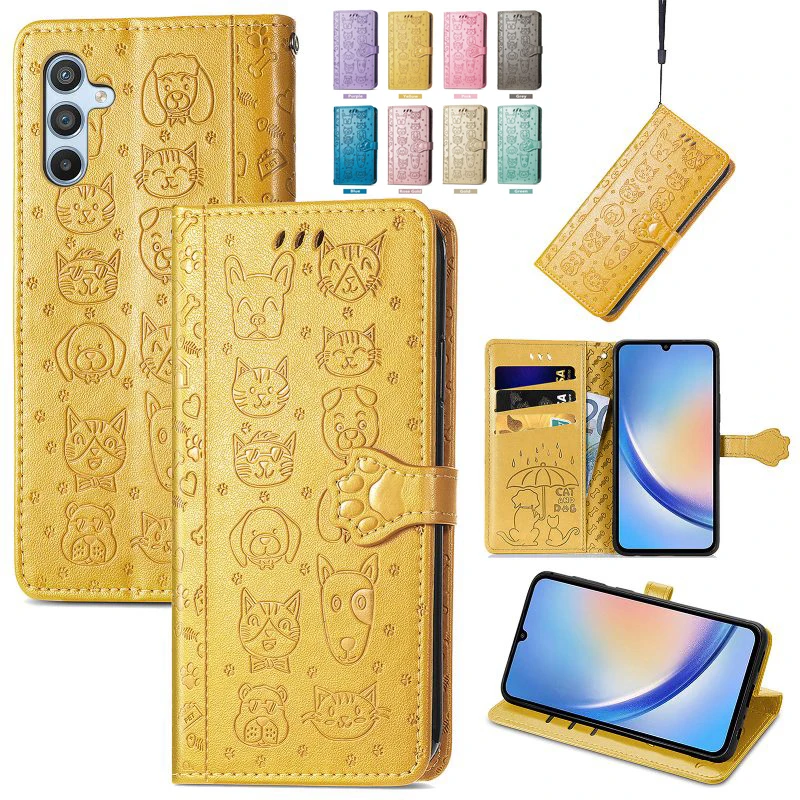 

Flip Cover Phone Case For OPPO Realme 7Pro X50 V30 V25 V11 Narzo 50i 30A Q3 Pro GT Neo 5 Animal Pattern Wallet Card Phone Cover