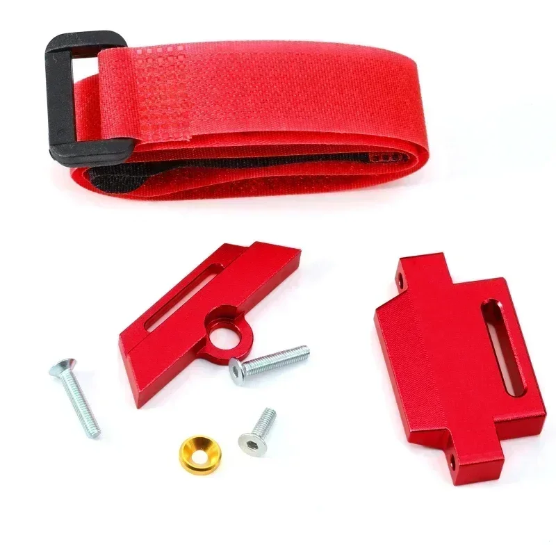 Metal Tall Battery Holder Mount Hold Down For 1/10 Trxs Slash 2WD 5822 5822A Chassis Upgrade Parts
