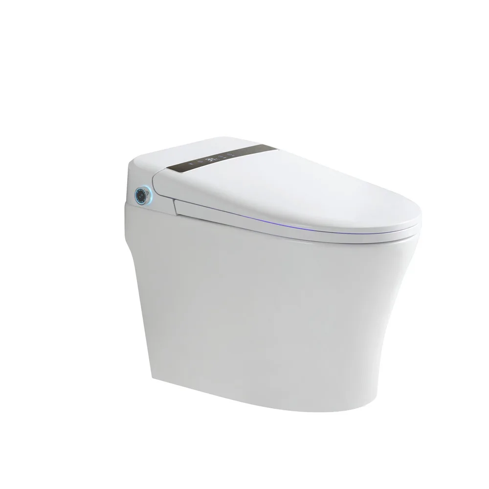 Electric intelligent toilet, household splash-proof siphon toilet, women's washing, heating, fully automatic toilet