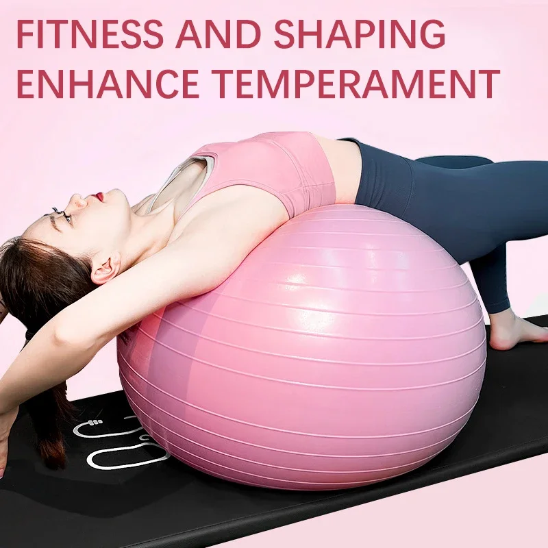 

PVC Yoga Ball Thickened Explosion-proof, Delivery Ball, Midwifery Massage Ball, Smooth Children's Frosted Balance Ball