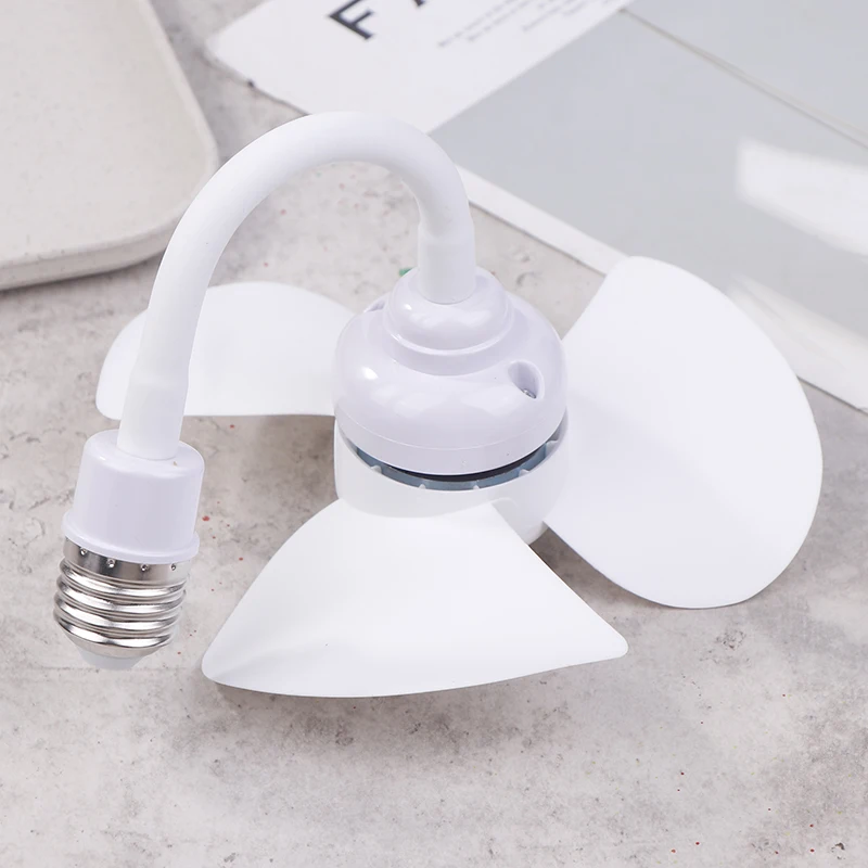 Small Cooling Fan E27 Screw Home Ceiling Fan Desktop Electric Fan For Kitchen Bedroom Dormitory Living Room Study Table Fans