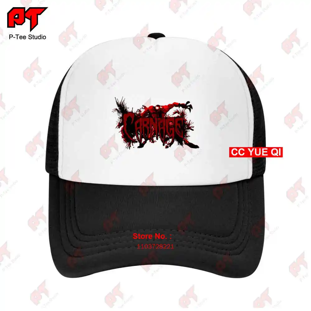 Symbiote Carnage Rage Comic Book Super Villain Baseball Caps Truck Cap LLAT