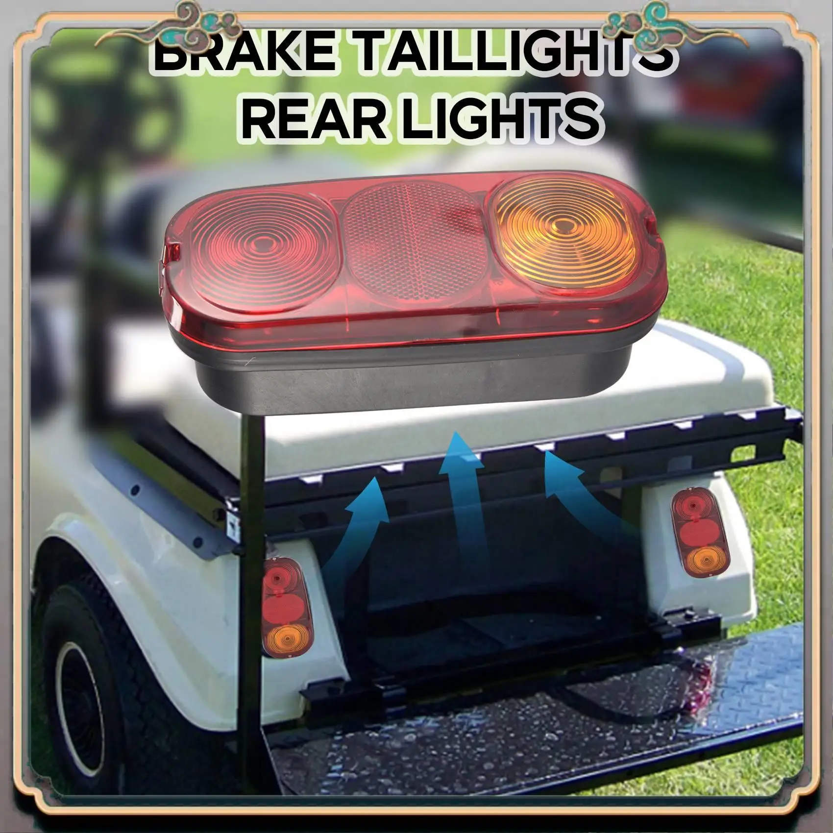 Reliable-Excavator Rear Turn Signal Lamp Rear Brake Tail Lamp For JCB 2CX 3CX 4CX Project 12 & 21