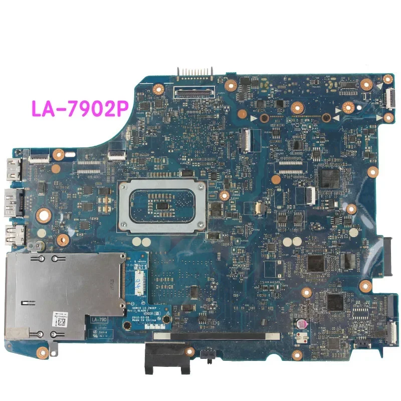 Suitable For Dell Latitude E5530 Laptop Motherboard  QXW10 LA-7902P REV:1.0 Mainboard 100% tested fully work free shipping