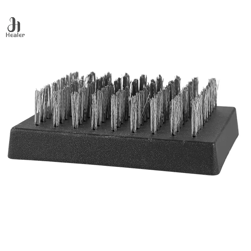Grill Brush Replacement Heads Heat-Resistant Wire Bristle Grill Wireless Cleaning Brush Heads Portable BBQ Cleaner