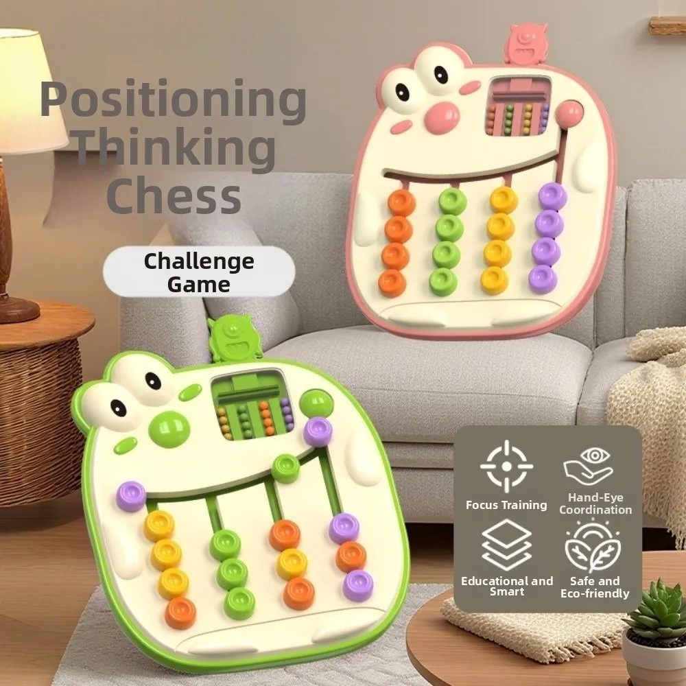 

Logical Thinking Training Four-Color Strategy Chess Four Color Walking Puzzle Game Double-sided Game Chess Color Recognition