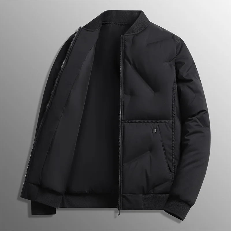 

Baseball-style Cotton Jacket in Short Length for Winter, Providing Warmth and Insulation. Men's Casual Youth Trendy Coat.