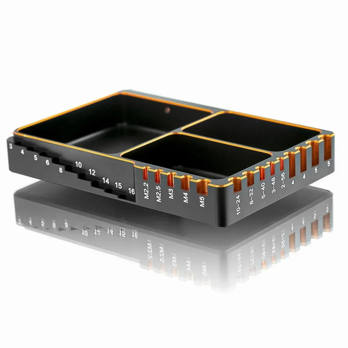 

Alloy Material Mobile Repair Box Screw Storage Measuring Tool Screw Mat Tray Bolts Nuts Screw Storage for RC Car Boat Drone