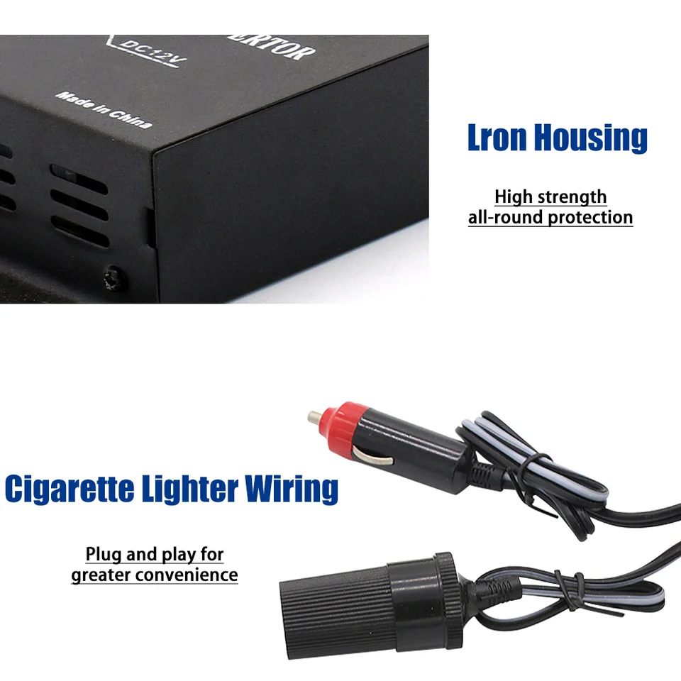 DC-DC 24V to 12V Cigarette Lighter Type Power Buck 10A 20A Step Down Converter  Adapter Efficiently Car Power Supply Transformer