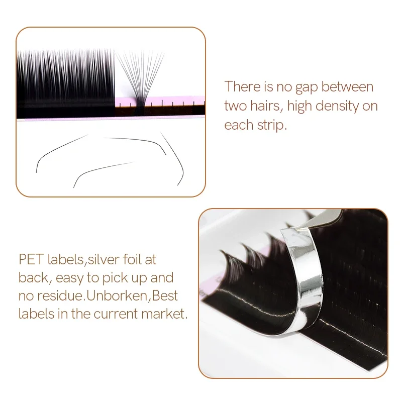 H&L SINCE 1990 16 row LC/LD/L+/L/M eyelashes, various curvatures to choose from, high-quality makeup tools lashes extension