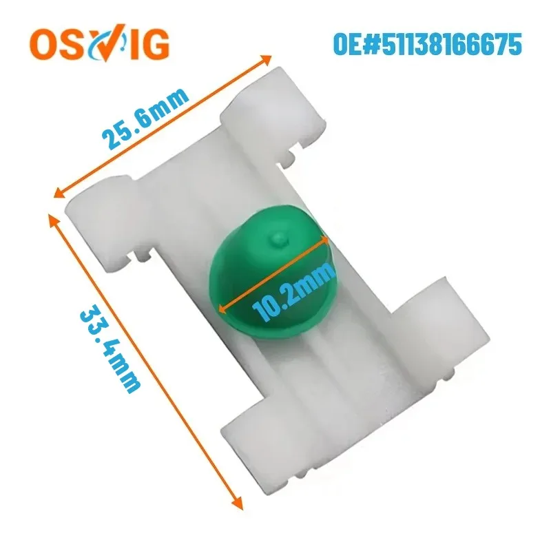 

20шт OE # 51138166675 Для BMW E38 E39 740i молдинг дверного крыла нейлоновые фиксаторы