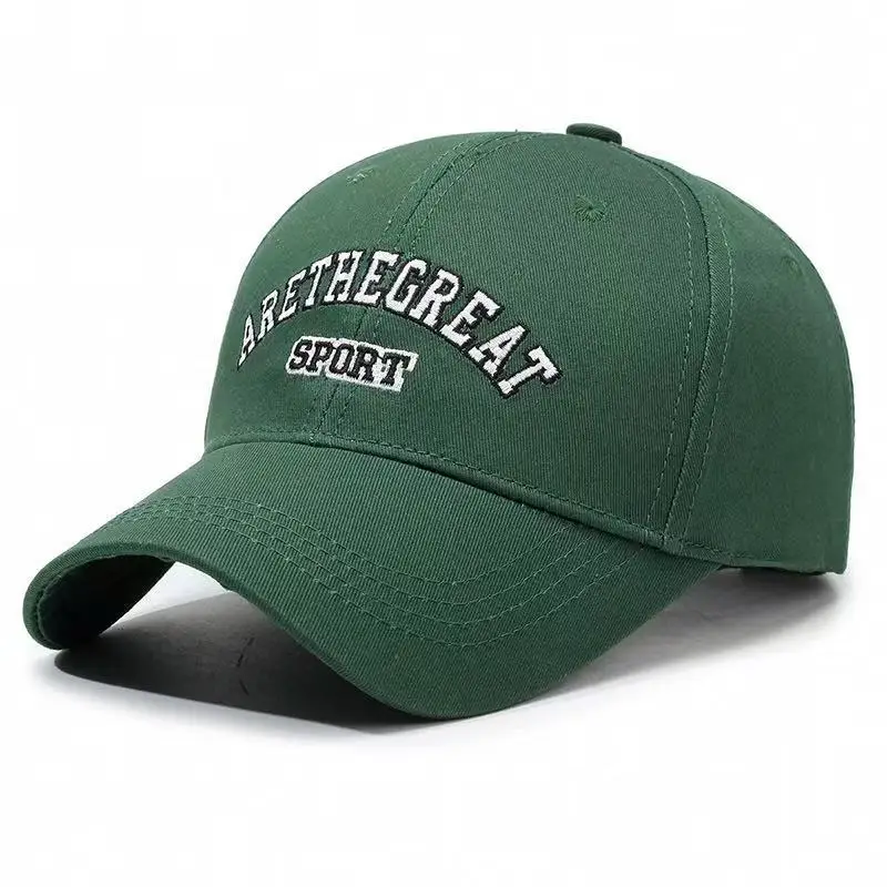 Personalized Letter Splicing Baseball Cap Trendy Hard Crown Sun Protection Sports Hat Couple Outdoor Unisex Casual Peaked Cap