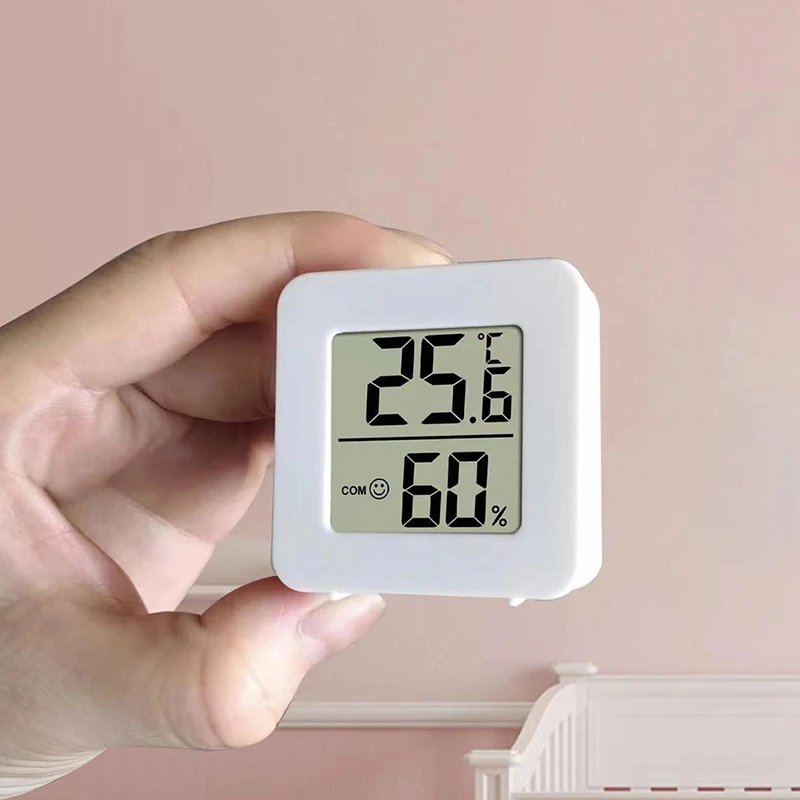 Mini Home Thermo-Hygrometer High-Precision For Indoor Climate Monitoring Perfect For Household Use