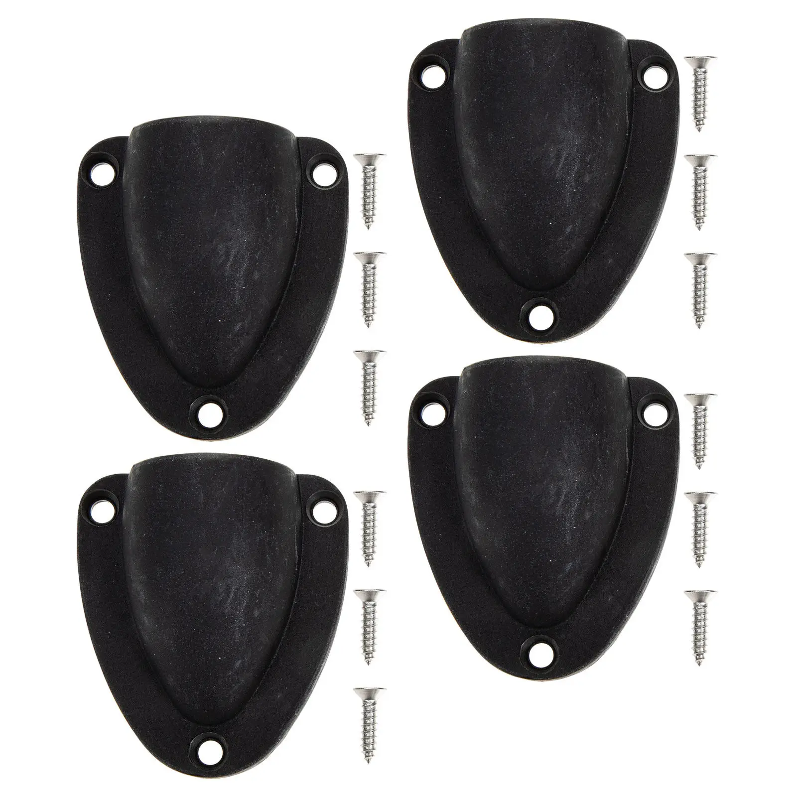 4Pcs Boat Vent Cover Clam Shell Wire Cable Ventilator Cap Waterproof Cabin Airflow Boat Ventilation Plate Vent Cap