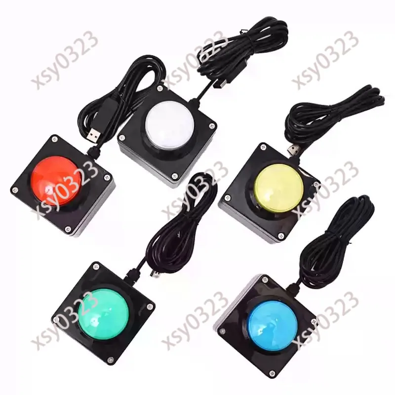 USB Wireless Custom Button, Quiz Buzzer for Lottery and PC Shortcut Operation