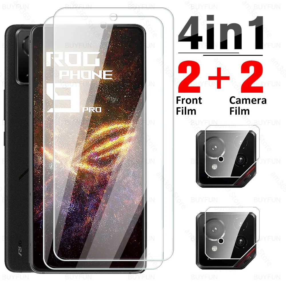 4 in 1 Protective Glass For Asus ROG Phone 9 Pro Tempered Glass ROGPhone9 ROGPhone9Pro Phone9 9Pro 5G Lens Screen Protector Film