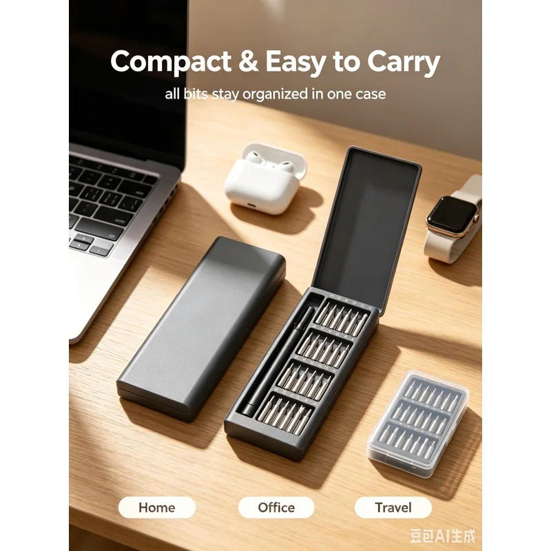 24 in 1 Precision Screwdriver Set Magnetic Bits Mini Screwdriver Kit for Phone Laptop Watch Electronic Repair