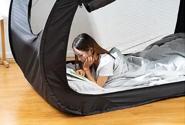 Fully‑Enclosed Integrated Blackout Cot Dual‑Use Isolation Bed Curtain Tent for Dormitory Camping Multiscene Leisure Furnishings