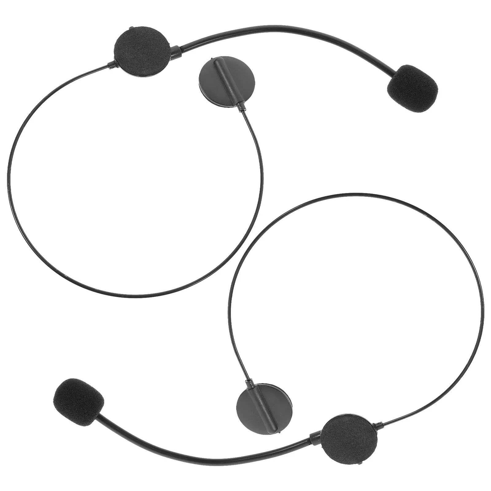 

2 шт. Регулируемая повязка на голову с микрофоном для косплея в стиле рок-звезды, аксессуары для имитации певца, подарок для детских вечеринок
