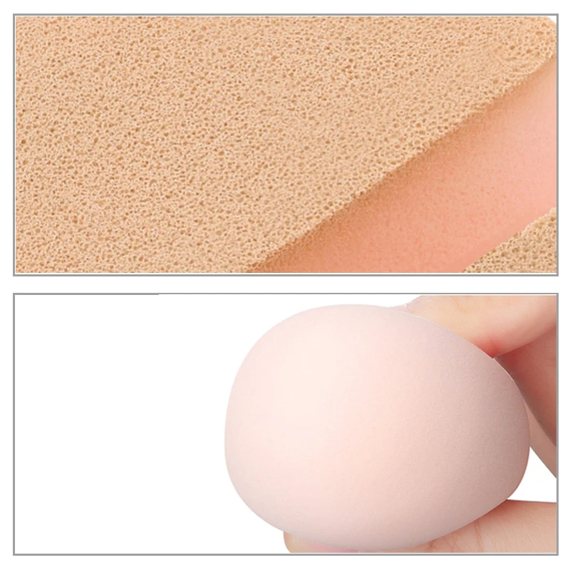 12 pezzi set di spugne per trucco asciutto bagnato a doppio uso soffio di cipria spugne per fondotinta mini uova di bellezza strumento per il trucco del viso donna