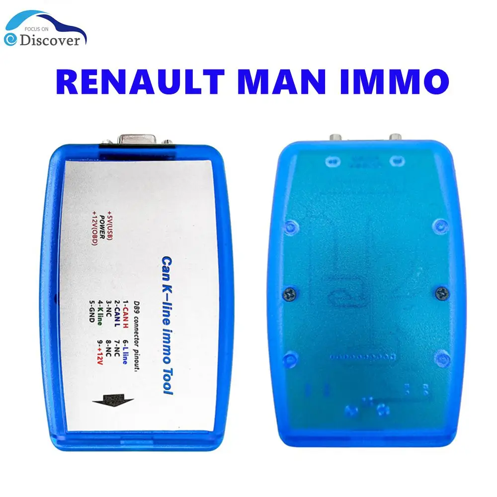 2024 for Renault Can K-line Immo Tool V4.08 Support for Renault CAN/K-line ECU Tool OBD2 Programmer Read Write For EEPROM