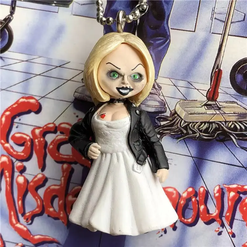 Anime Figure Ghost Doll Pvc Action Figures Dolls Keychain Desktop Decoration Model  Pendants Perfect Halloween Festival Gift view 5