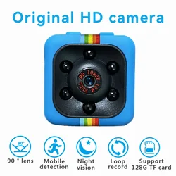 Mini kamera SQ11 1080p HD mikro kamera 30 klatkowa kamera sportowa DV na zewnątrz Gopro z obsługą 128G