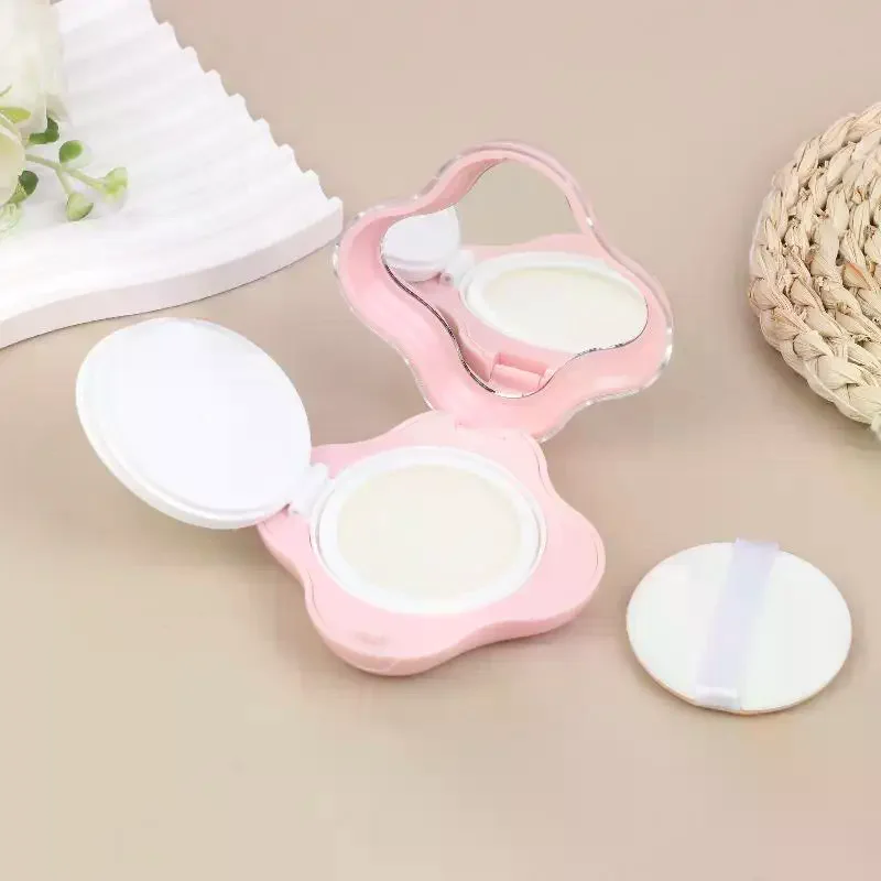 Air Cushion Foundation DIY Box Mini Cute Empty Puff Box Portable Mirror For Bb Cream Cosmetic Makeup Case Container With Sponge