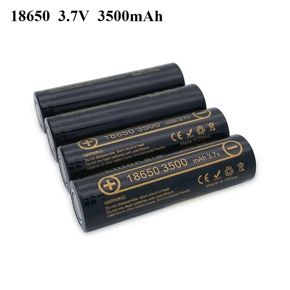 Liitokala 18650 batterie 3.7V 3500mAh 18650 Batteries rechargeables pour lampe de poche Bateria 100% nouveaux produits de haute qualité