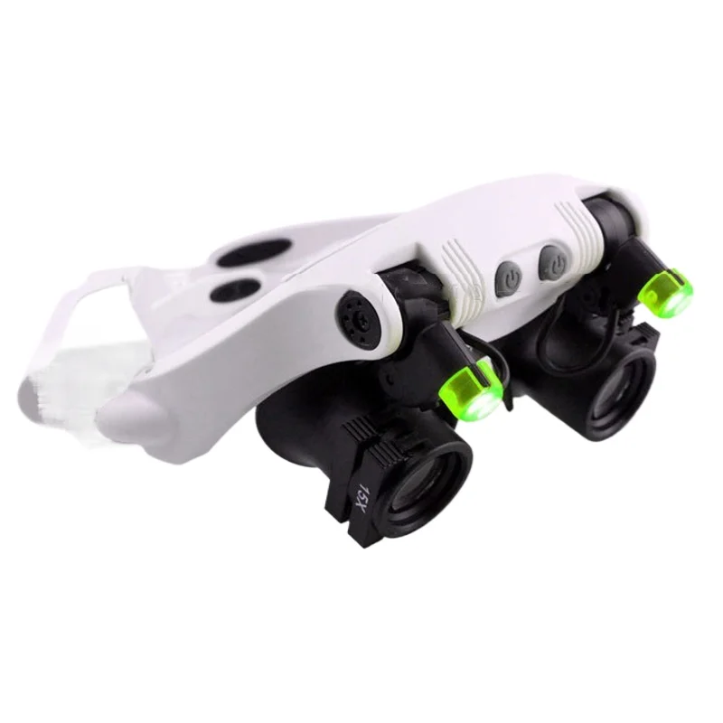 LED Magnifier 3X 4X 5X 6X 7X 10X Magnifier Adjustable Reading Illuminated Magnifiers Jewelers Watchmaker Repair Magnifiers