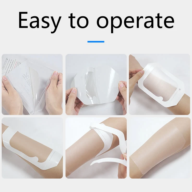 10pcs Transparent Film Dressing Waterproof Wound Bandage Adhesive Patches Post Surgical Shower Or IV Shield Tattoo