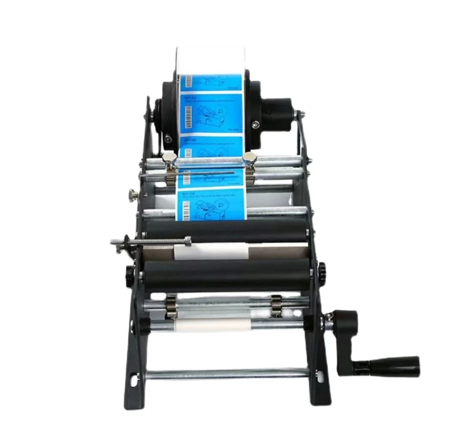 Paper Lel Sticking hine for Glass Wine Round Flat Bottle Packing Slitting Equipment