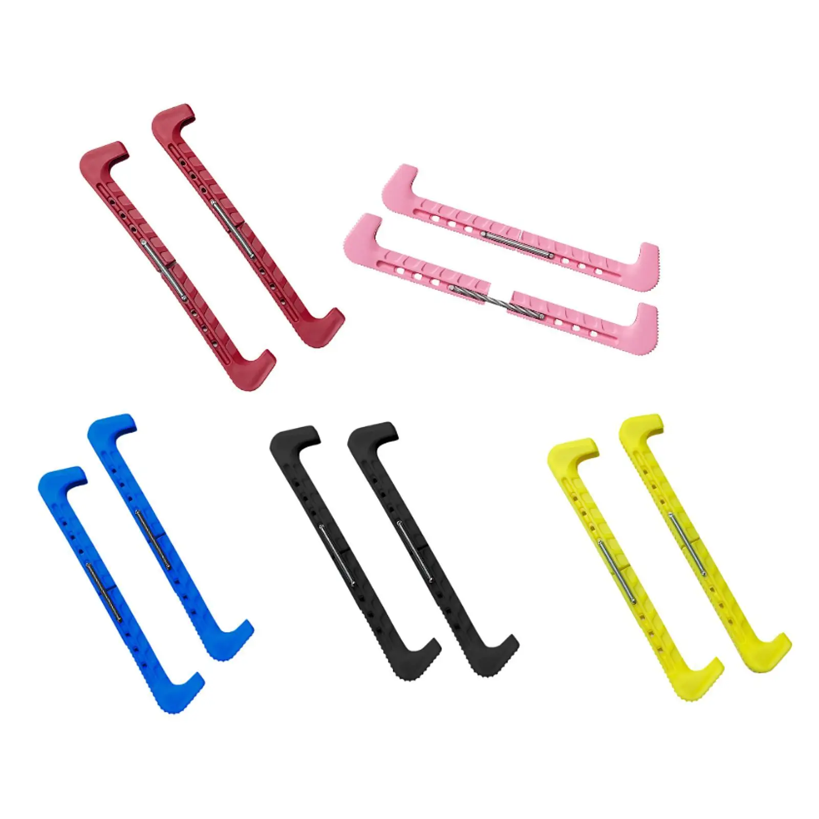 

2 шт. чехлы для лезвий коньков, чехол для лезвий для катания на коньках, универсальные защитные ограждения для хоккейных фигурок для спорта, мужчин, женщин, взрослых