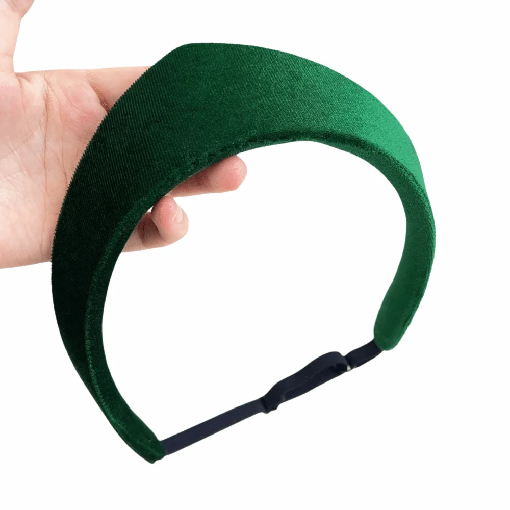 

Elegant Velvet Crown Headband Unique Multiple Colors Smooth Texture Headwear Soft Fabric Retro Style European Hairband