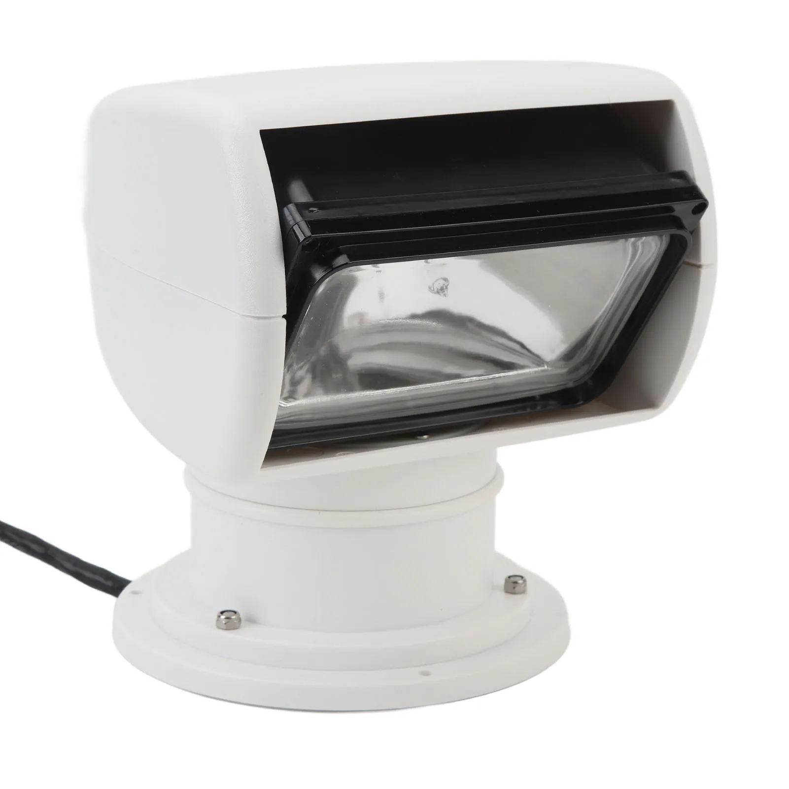 كشاف بحري 100 وات 355 °   كشاف هالوجين محمول مقاوم للماء IP66 للتحكم عن بعد لقوارب صيد اليخوت