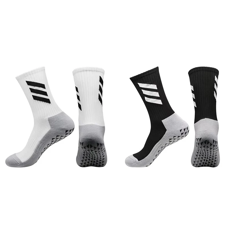 1 Pairs Anti-Slip Football Socks Men Women Thickened Breathable Training Sports Socks Outdoor Running Cycling Soccer Socks