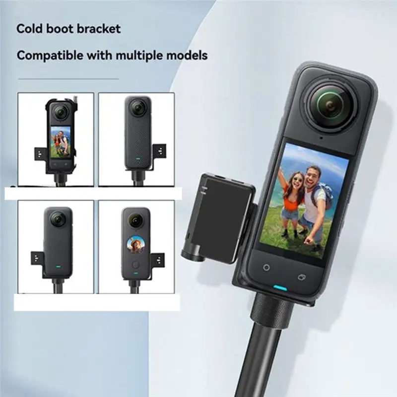 Daily Sale For Insta 360 X4/X3/ONE X2 For DJI Mic Mini Mic Adapter Cold Shoe Mounting Ring For X4