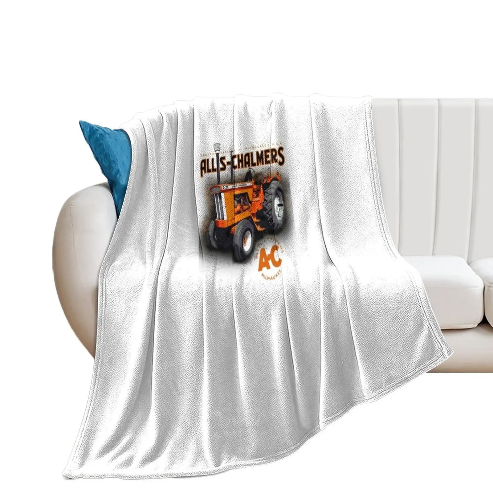 

Vintage Allis Chalmers Classic T-Shirt Throw Blanket Luxury Thicken Plaid on the sofa Blankets