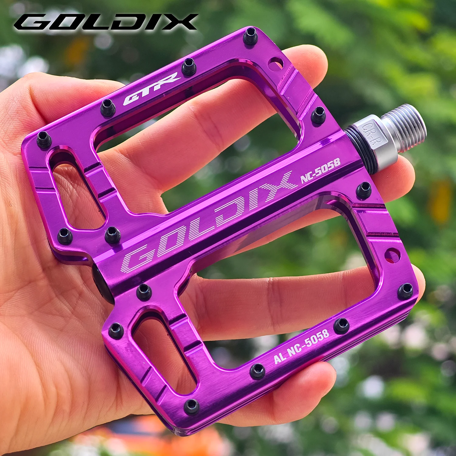 GOLDIX, envío gratis, nuevos pedales de rodamiento sellados para bicicleta de montaña y carretera de 3 rodamientos, pedales antideslizantes de alta resistencia, accesorios para bicicleta