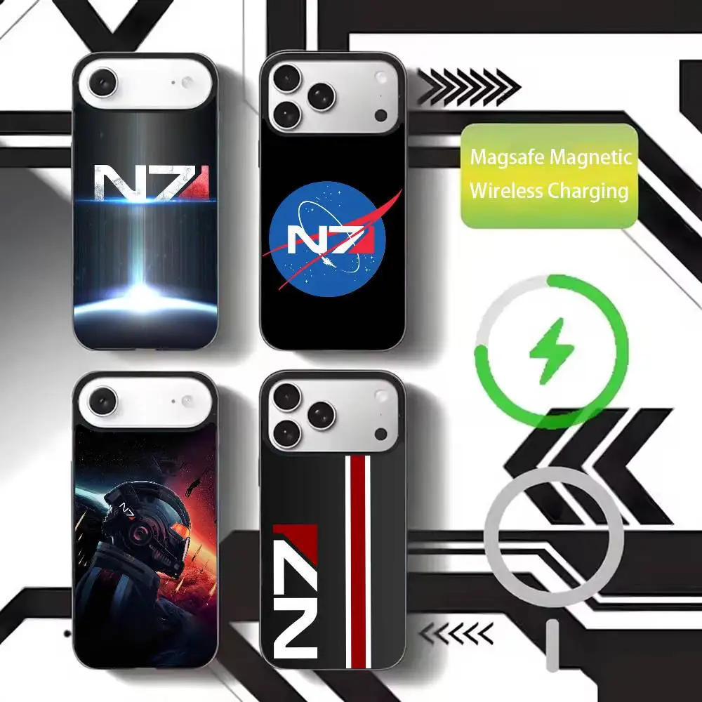 

Game N7 M-Mass Effect Phone Case For iPhone17,16,15,14,13,12,11 Plus,Pro Max Magnetic For Magsafe Wireless Charging