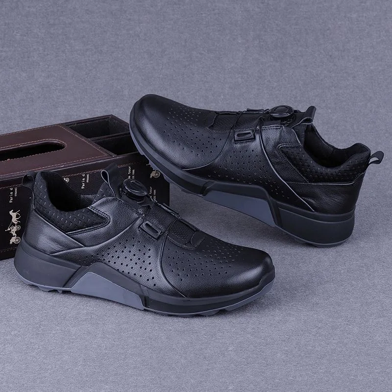 

Men's Professional Golf Shoes Breathable Leather Golf Sneakers Men's Comfortable Golf Shoes Premium Men's Athletic Shoes