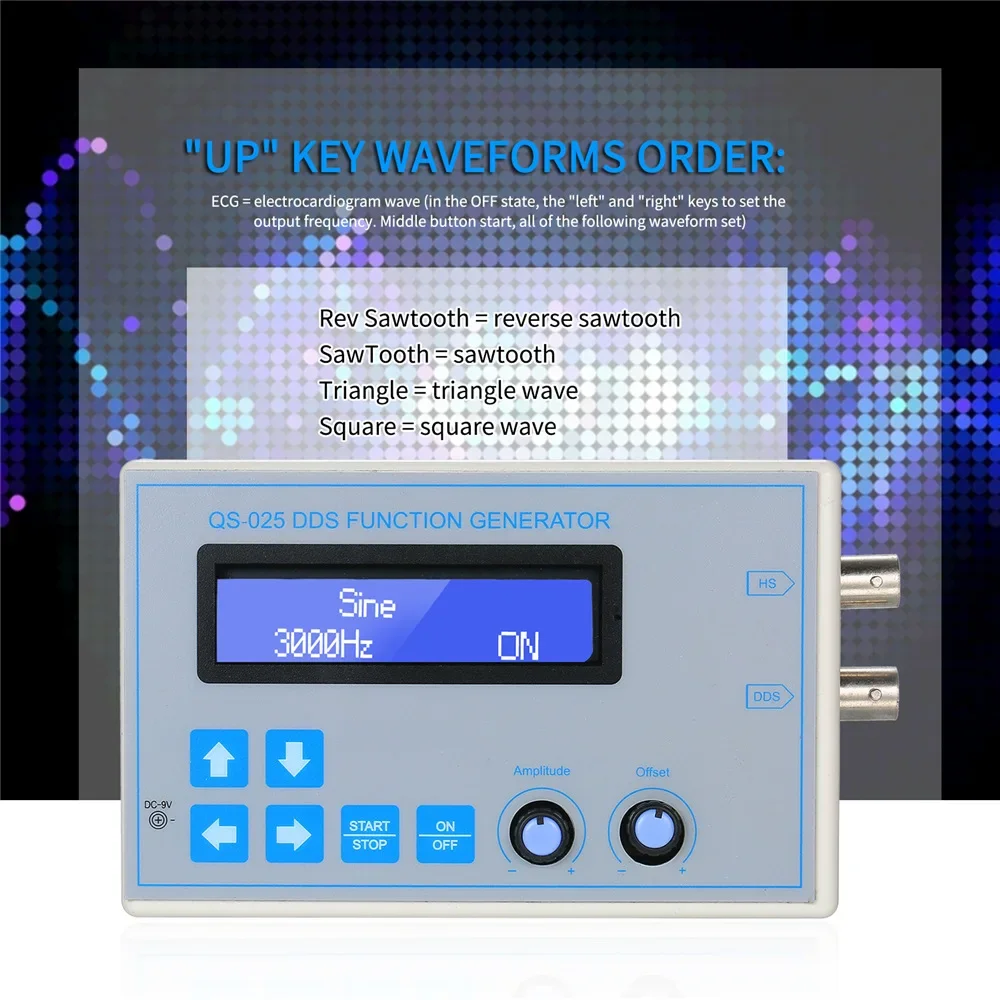 Effective DDS Function Signal Generator Module Sine Wave Triangular Wave Square Wave 1hz-65534hzDDS Function Signal 007