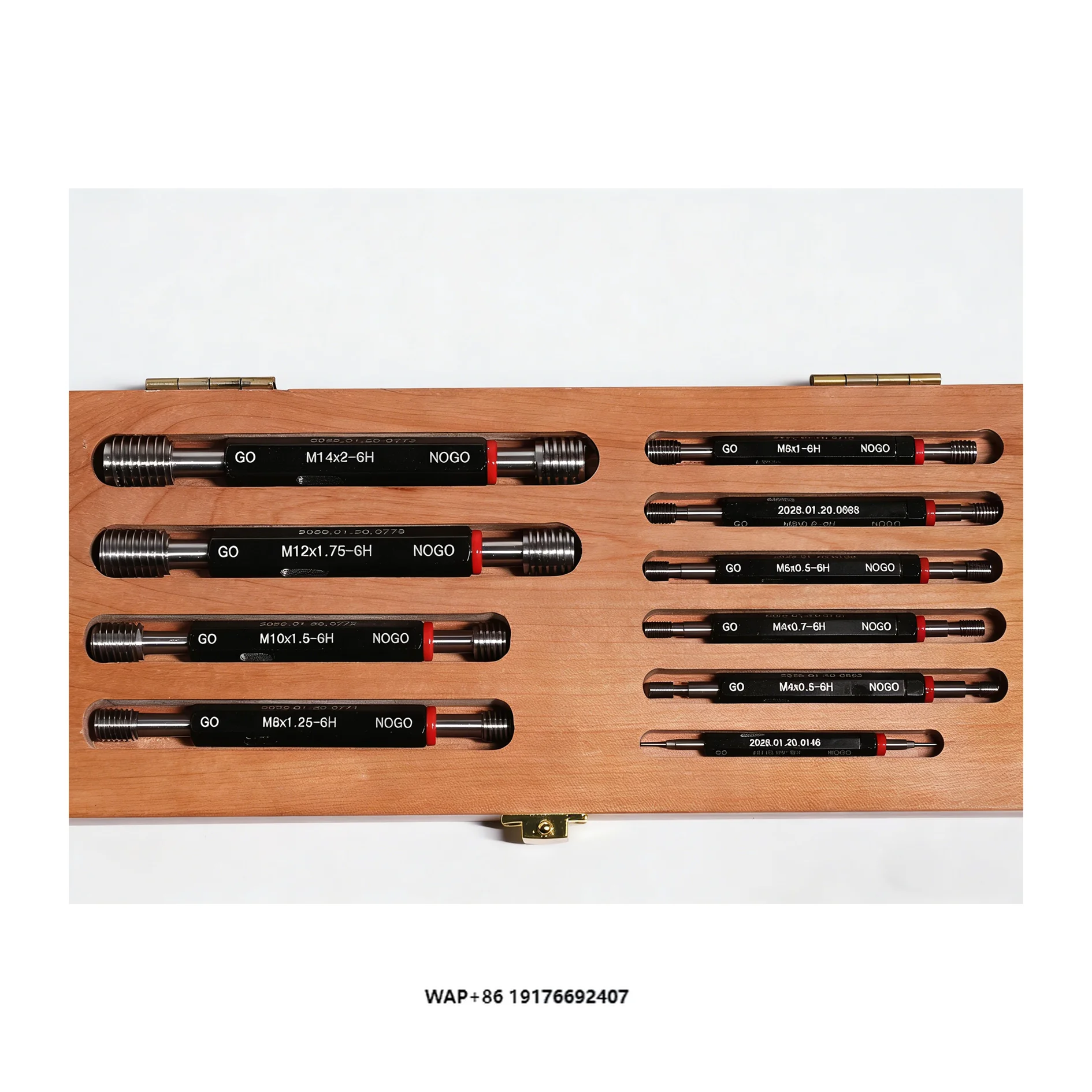 High Precision Thread Gauge Set Metric NPT G R UNC UNF Complete Measuring Tool
