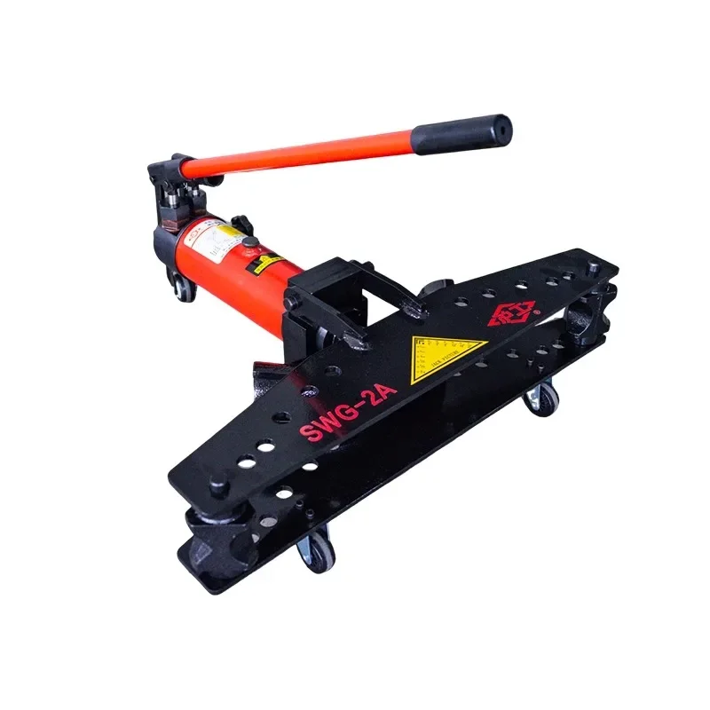 220V Electric SWG-2A 13T Manual Hydraulic Flat Vertical Bender Iron/Steel Pipe,Bending Machine Galvanized Pipe Bending Machine