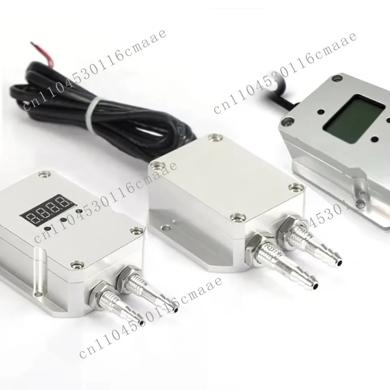 Micro Air Differential Pressure  for Air Hvac System 5kpa 10kpa Lcd Digital 4-20ma Gas Differential Pressure Sensor